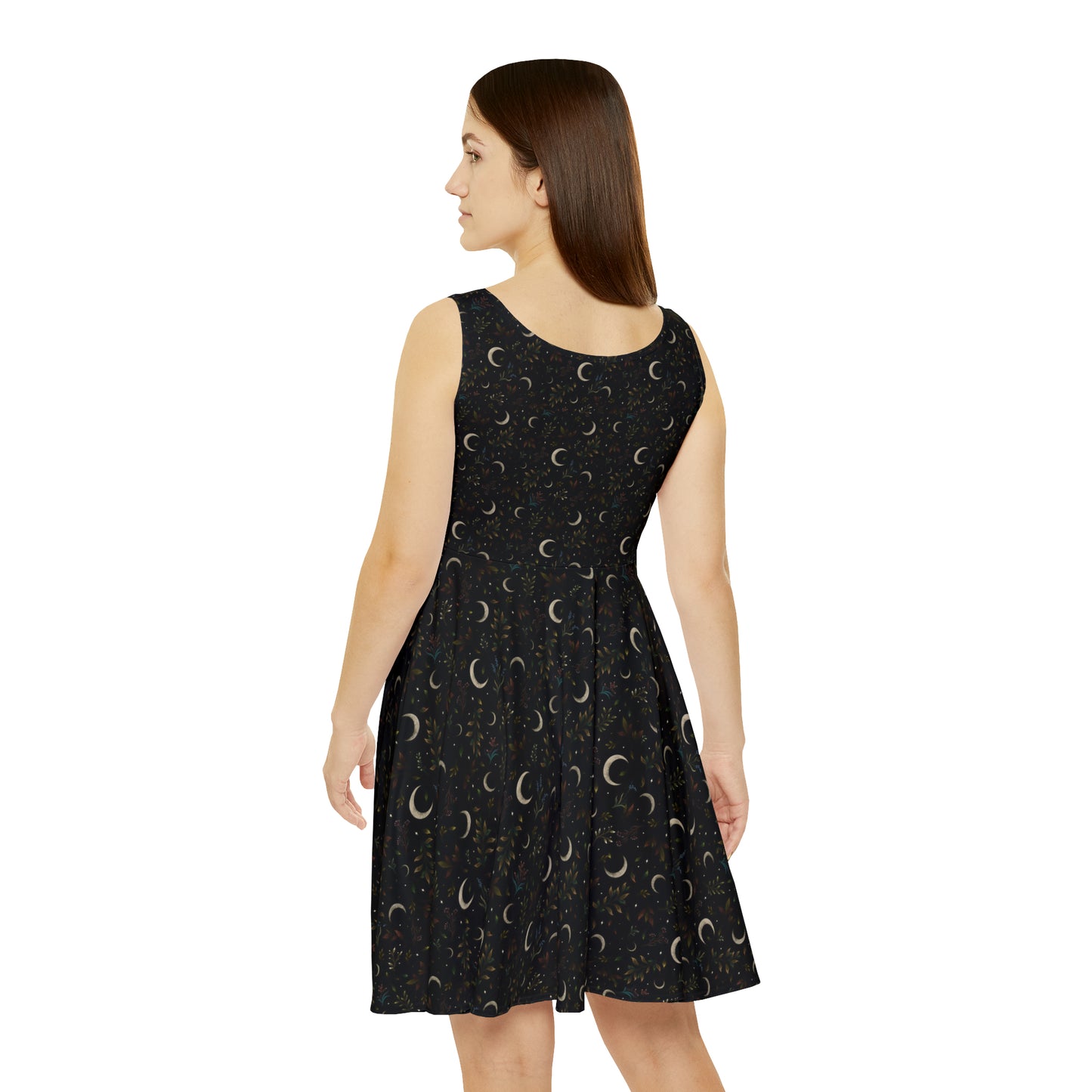 Women's Skater Dress - Celestial Midnight