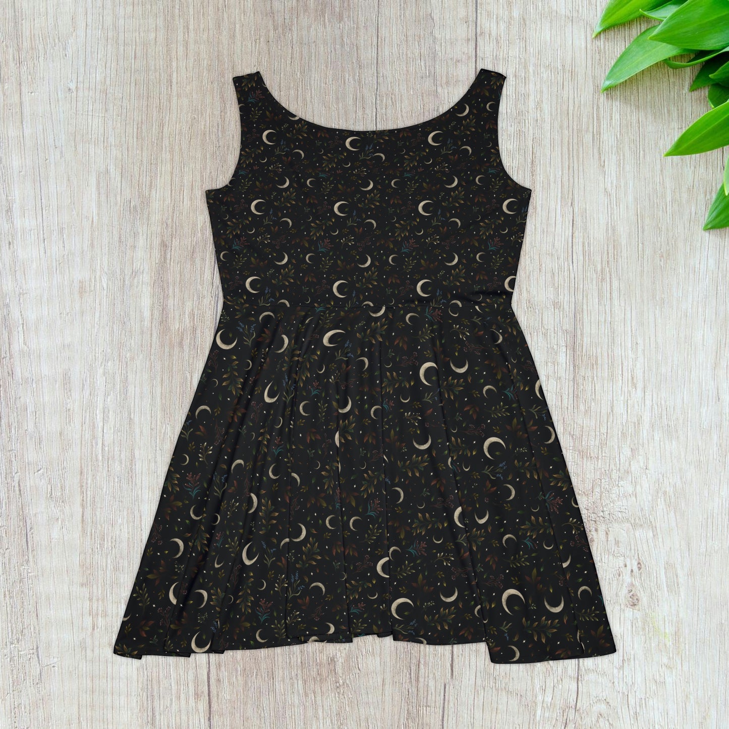 Women's Skater Dress - Celestial Midnight