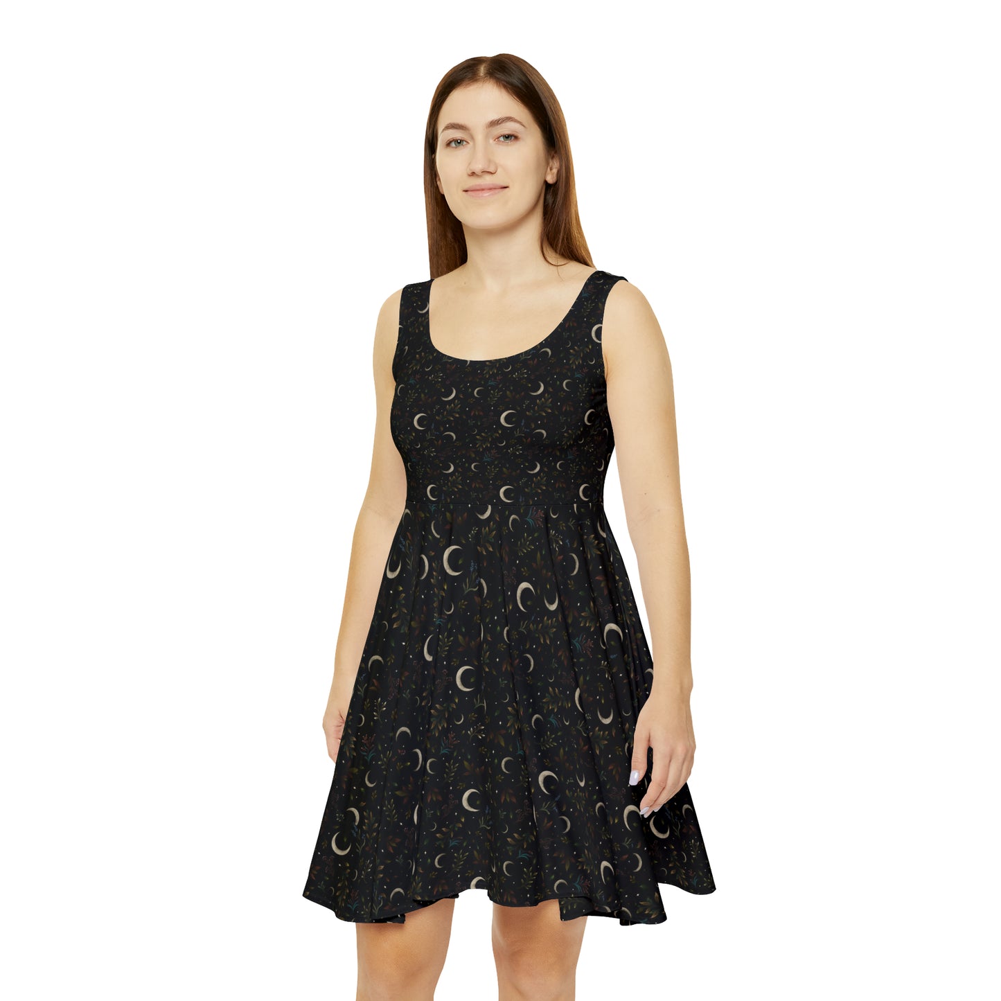 Women's Skater Dress - Celestial Midnight